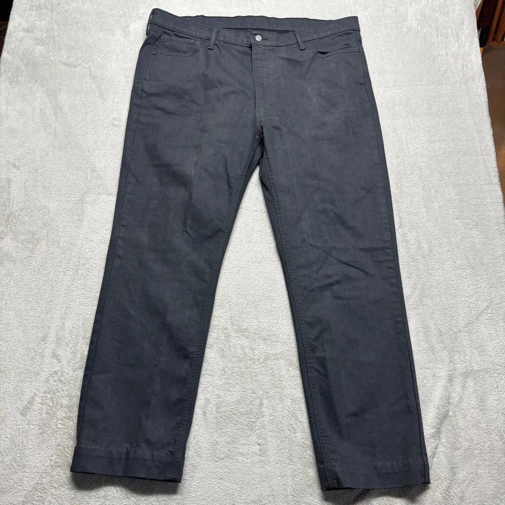 Levis 541 Athletic Taper Stretch Denim Jeans 42x31 Stealth Gray